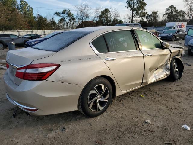 1HGCR2F39GA165275 - 2016 HONDA ACCORD LX BEIGE photo 3