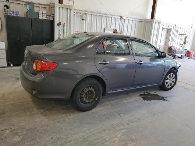 JTDBL40E199076483 - 2009 TOYOTA COROLLA BASE ნაცრისფერი ფოტო 3