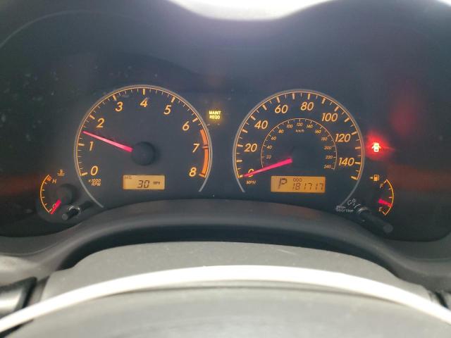 JTDBL40E199076483 - 2009 TOYOTA COROLLA BASE ნაცრისფერი ფოტო 9