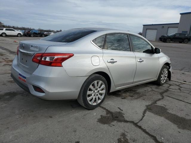 3N1AB7AP6HY371090 - 2017 NISSAN SENTRA S SILVER photo 3