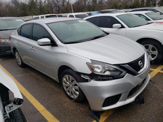 3N1AB7AP6HY371090 - 2017 NISSAN SENTRA S SILVER photo 4