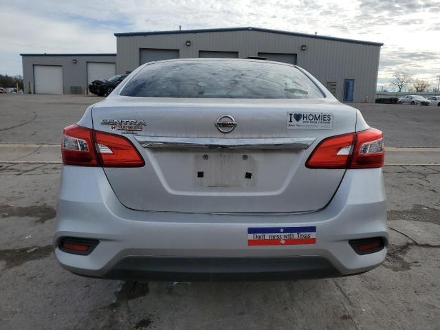 3N1AB7AP6HY371090 - 2017 NISSAN SENTRA S SILVER photo 6