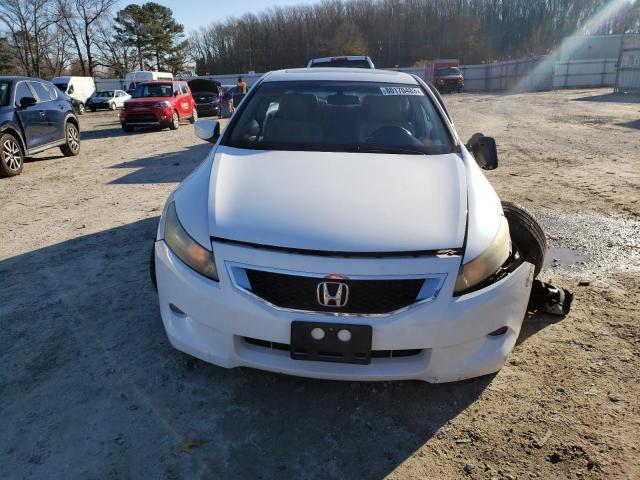 1HGCS22818A018083 - 2008 HONDA ACCORD EXL WHITE photo 5