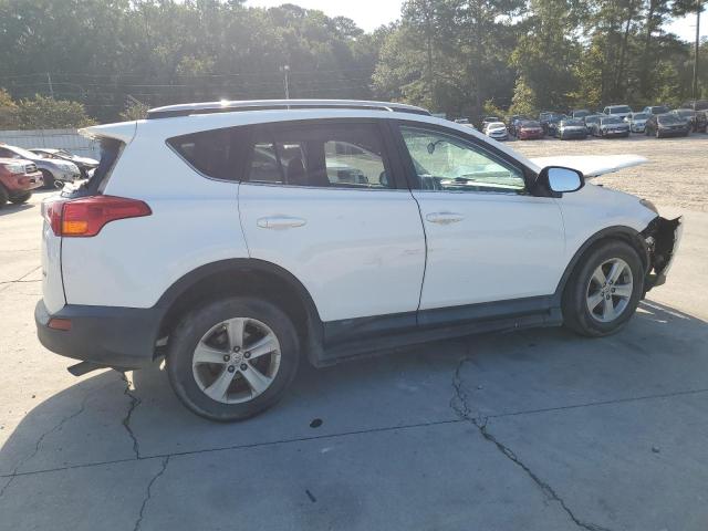 2T3WFREV4EW096896 - 2014 TOYOTA RAV4 XLE WHITE photo 3