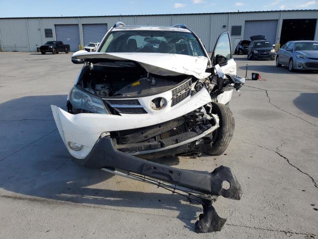 2T3WFREV4EW096896 - 2014 TOYOTA RAV4 XLE WHITE photo 5