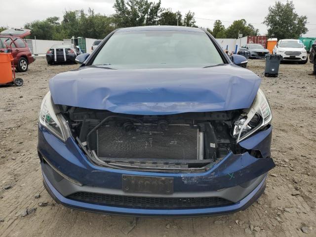 5NPE34AF8GH419038 - 2016 HYUNDAI SONATA SPORT BLUE photo 5