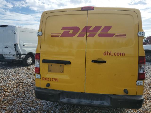 1N6BF0KYXMN810378 - 2021 NISSAN NV 2500 S YELLOW photo 6