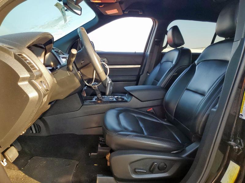 1FM5K7D83KGB39988 - 2019 FORD EXPLORER XLT BLACK photo 7