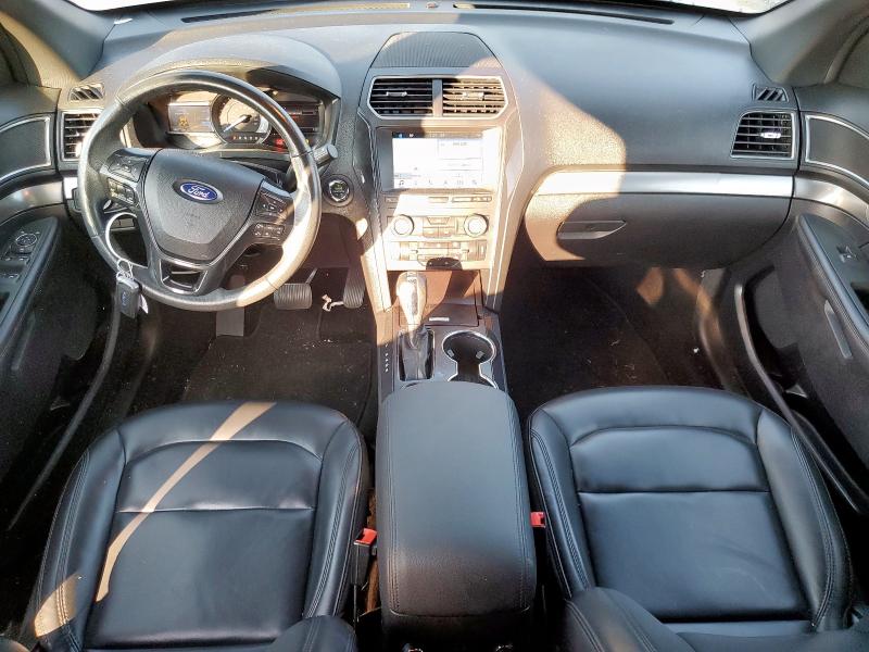 1FM5K7D83KGB39988 - 2019 FORD EXPLORER XLT BLACK photo 8