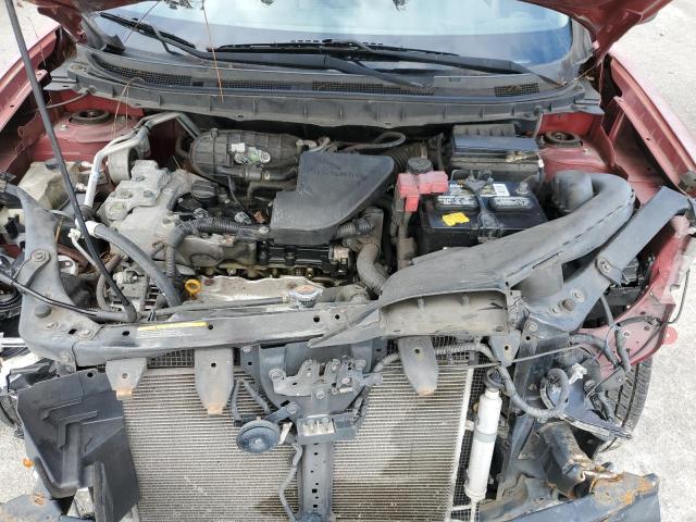 JN8AS5MT8BW153908 - 2011 NISSAN ROGUE S 红色 照片 12