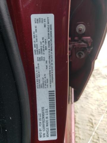 1C6RRFBG2MN587070 - 2021 RAM 1500 BIG HORN/LONE STAR MAROON photo 12