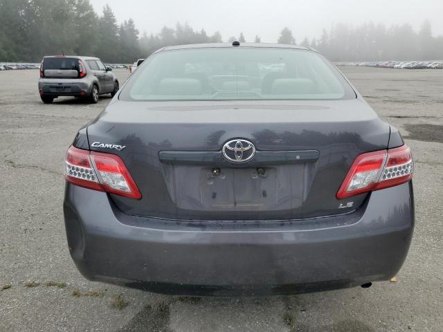 4T4BF3EK1BR162459 - 2011 TOYOTA CAMRY BASE GRAY photo 6