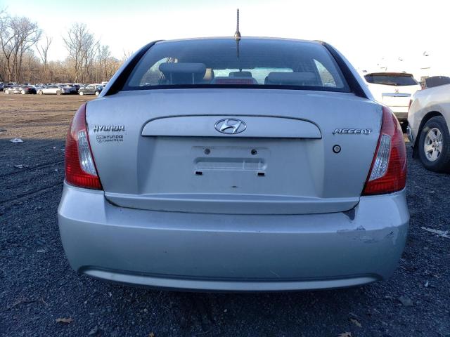 KMHCN46C39U372487 - 2009 HYUNDAI ACCENT GLS SILVER photo 6