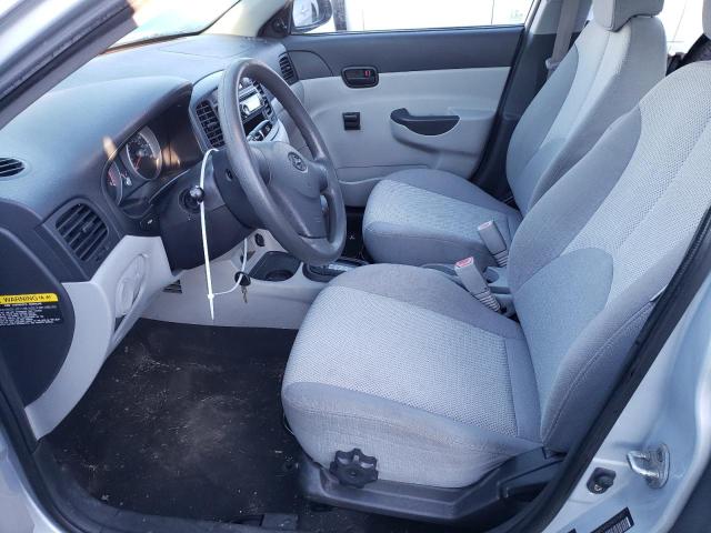 KMHCN46C39U372487 - 2009 HYUNDAI ACCENT GLS SILVER photo 7