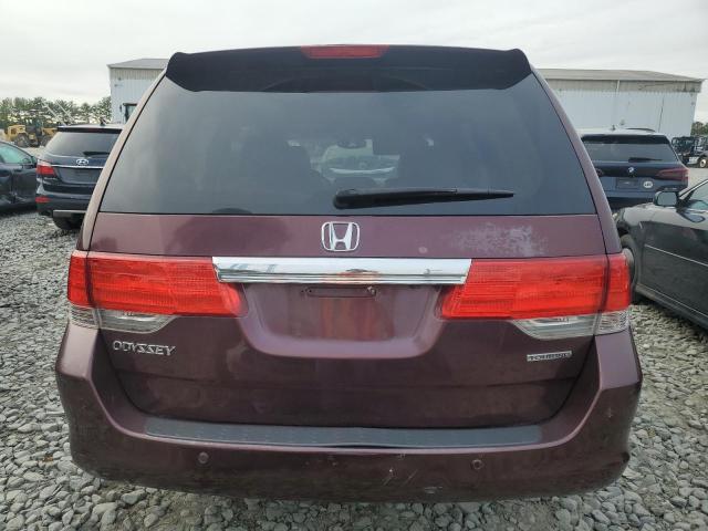 5FNRL38939B014797 - 2009 HONDA ODYSSEY TOURING მუქწითელი ფოტო 6