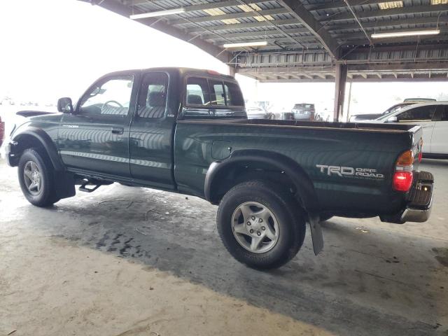 5TESN92N82Z038215 - 2002 TOYOTA TACOMA XTRACAB PRERUNNER Verde foto 2