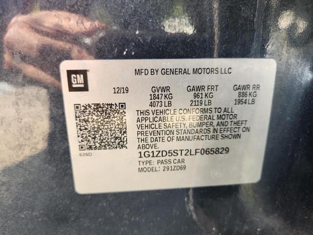 1G1ZD5ST2LF065829 - 2020 CHEVROLET MALIBU LT BLUE photo 13