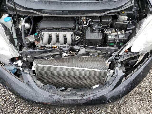 JHMGE8H37DC074208 - 2013 HONDA FIT BLACK photo 11