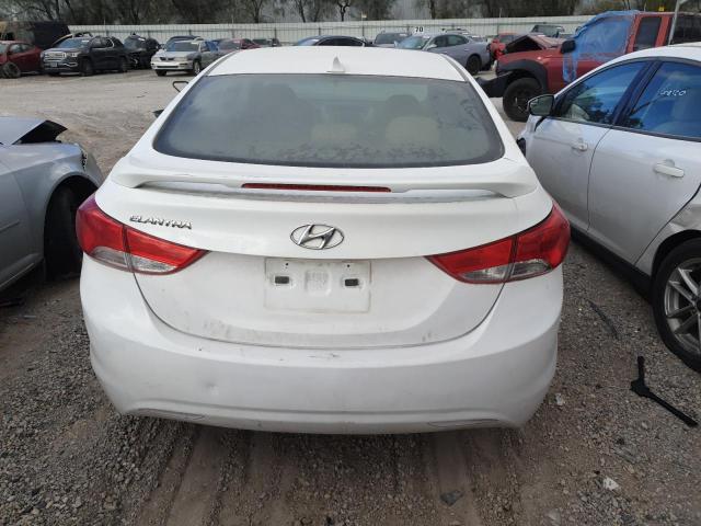 5NPDH4AE3DH281991 - 2013 HYUNDAI ELANTRA GLS WHITE photo 6