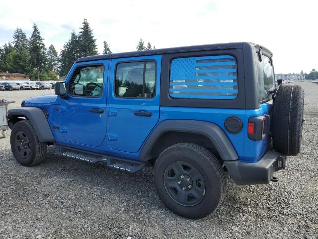 1C4PJXDGXRW349768 - 2024 JEEP WRANGLER SPORT 蓝色 照片 2