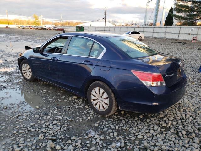 1HGCP26389A164661 - 2009 HONDA ACCORD LX BLUE photo 2