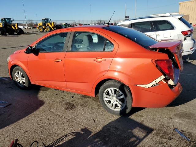 1G1JB5SH1C4123522 - 2012 CHEVROLET SONIC LS ORANGE photo 2