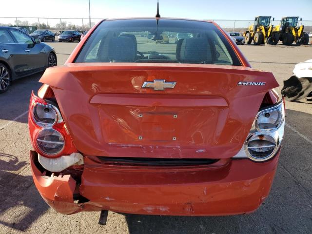 1G1JB5SH1C4123522 - 2012 CHEVROLET SONIC LS ORANGE photo 6