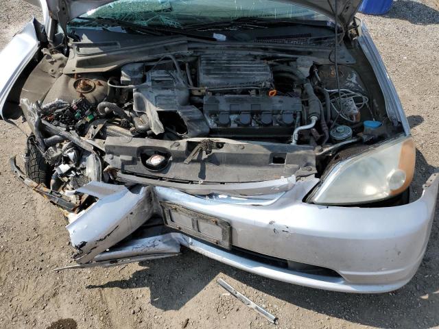 2HGES16852H922511 - 2002 HONDA CIVIC LX SILVER photo 11