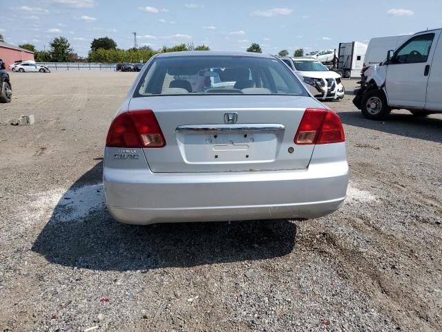 2HGES16852H922511 - 2002 HONDA CIVIC LX SILVER photo 6