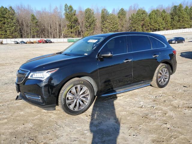 5FRYD4H49EB009678 - 2014 ACURA MDX TECHNOLOGY BLACK photo 1