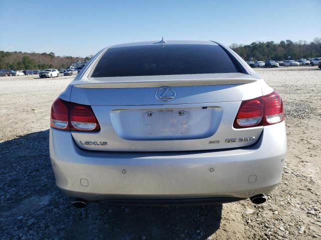 JTHCE96S770005748 - 2007 LEXUS GS 350 SILVER photo 6