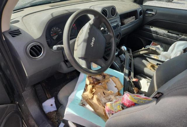 1J4FF47B89D101245 - 2009 JEEP COMPASS SPORT BLACK photo 8