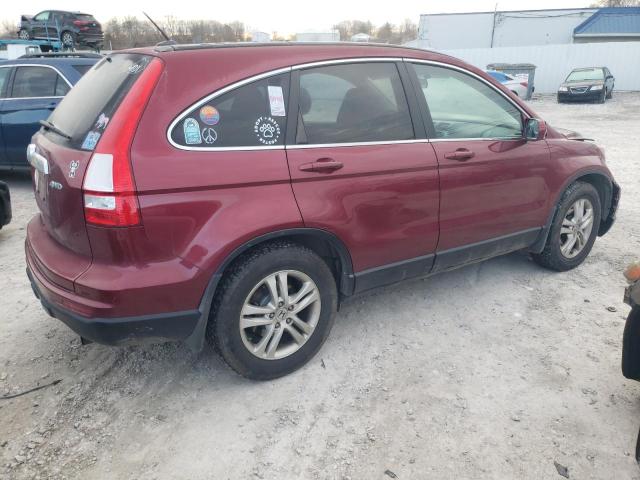 5J6RE4H79AL061620 - 2010 HONDA CR-V EXL RED photo 3