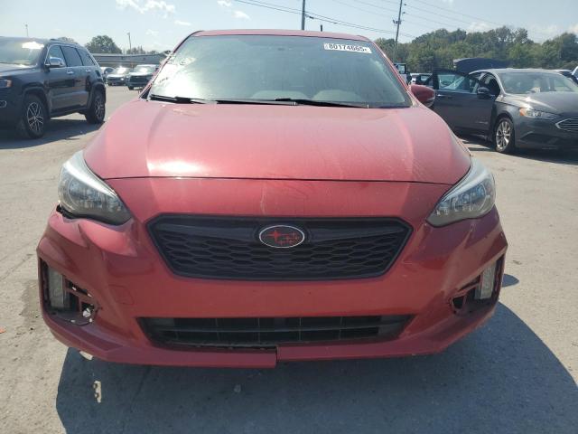 4S3GTAL67H3722118 - 2017 SUBARU IMPREZA SPORT 红色 照片 5