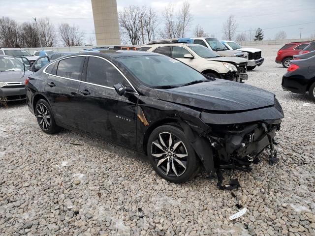 1G1ZE5ST4HF284277 - 2017 CHEVROLET MALIBU LT BLACK photo 4