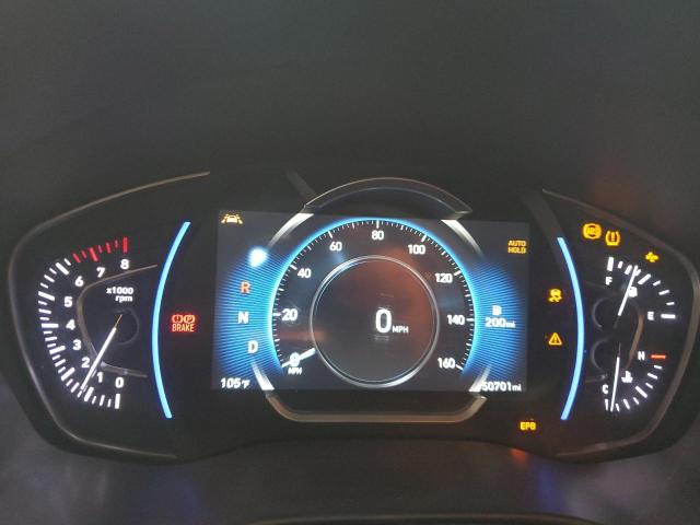 5NMS33AD9LH180666 - 2020 HYUNDAI SANTA FE SEL გრაფიტი ფოტო 9