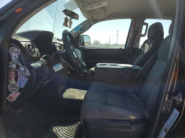 5TFRM5F18HX110869 - 2017 TOYOTA TUNDRA DOUBLE CAB SR/SR5 BLACK photo 7