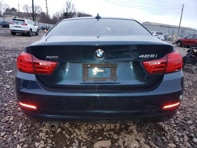 WBA3N9C50FK246633 - 2015 BMW 428 XI BLUE photo 6