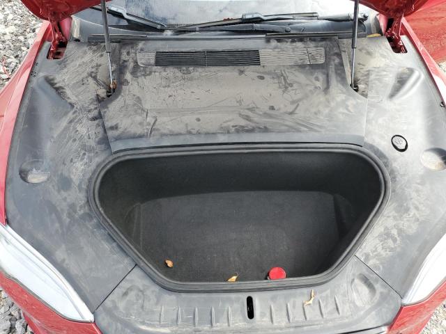 5YJSA1E69MF446924 - 2021 TESLA MODEL S Rojo foto 11