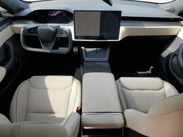 5YJSA1E69MF446924 - 2021 TESLA MODEL S Rojo foto 8