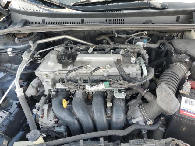 2T1BURHE4KC188676 - 2019 TOYOTA COROLLA L GRAY photo 11