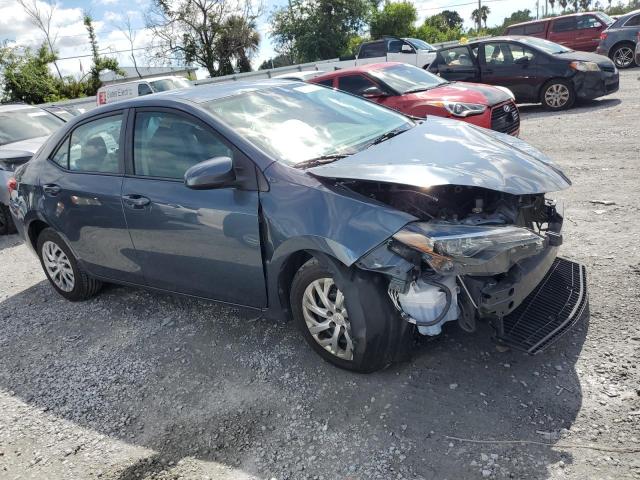 2T1BURHE4KC188676 - 2019 TOYOTA COROLLA L GRAY photo 4