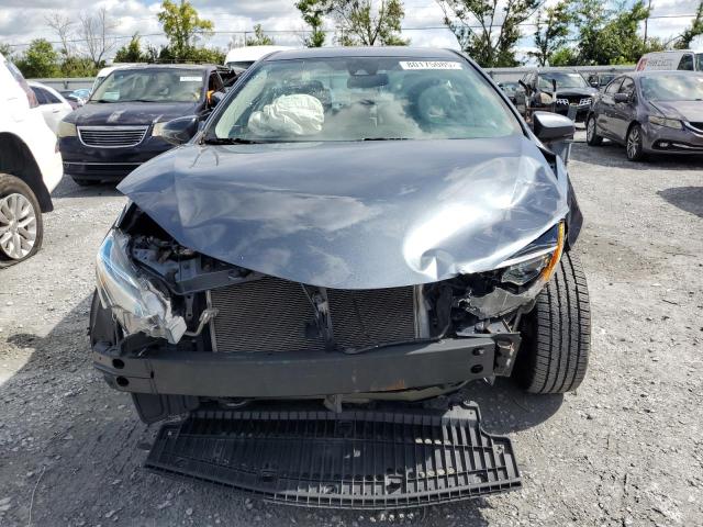 2T1BURHE4KC188676 - 2019 TOYOTA COROLLA L GRAY photo 5