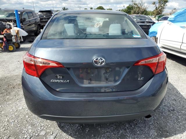 2T1BURHE4KC188676 - 2019 TOYOTA COROLLA L GRAY photo 6