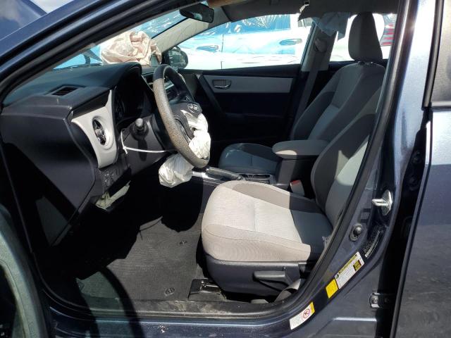 2T1BURHE4KC188676 - 2019 TOYOTA COROLLA L GRAY photo 7