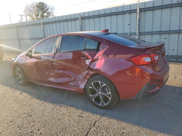 1G1BE5SM8K7108747 - 2019 CHEVROLET CRUZE LT BURGUNDY photo 2