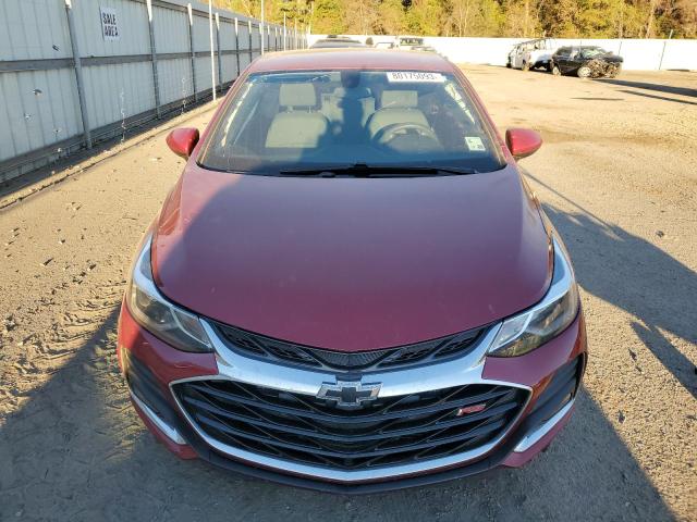 1G1BE5SM8K7108747 - 2019 CHEVROLET CRUZE LT BURGUNDY photo 5