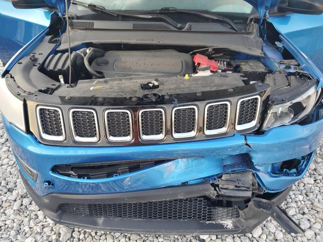 3C4NJDAB9KT658934 - 2019 JEEP COMPASS SPORT 蓝色 照片 11