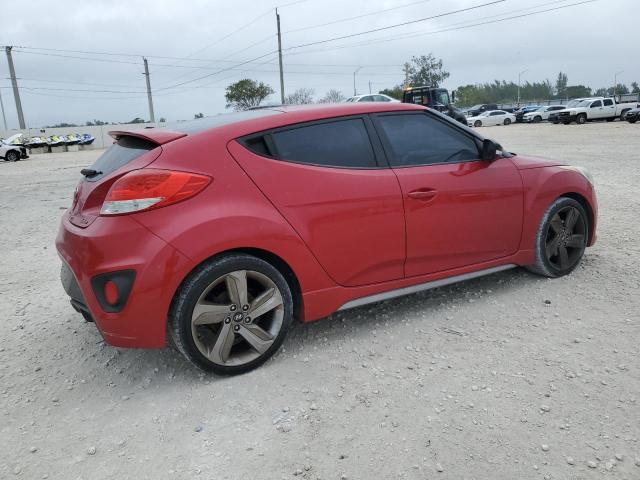 KMHTC6AE6DU133003 - 2013 HYUNDAI VELOSTER TURBO RED photo 3