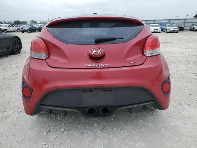 KMHTC6AE6DU133003 - 2013 HYUNDAI VELOSTER TURBO RED photo 6